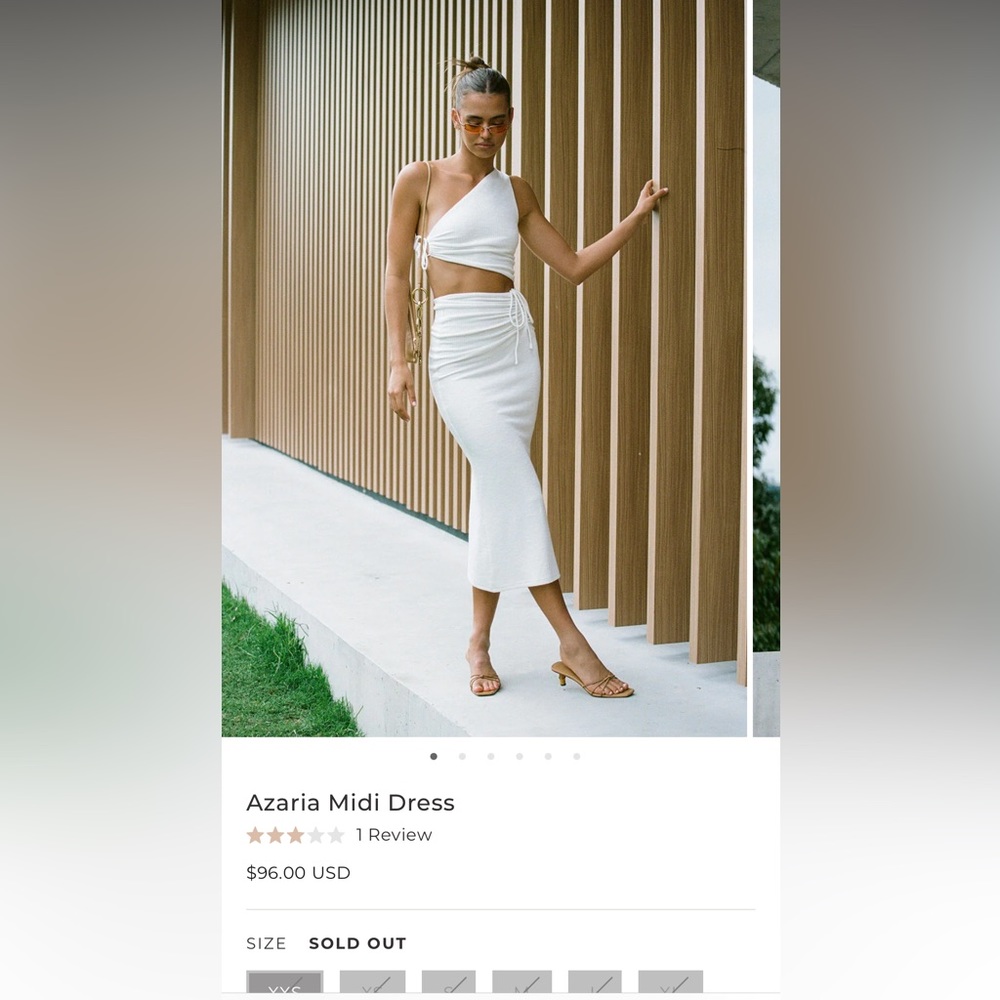 Sabo skirt- white maxi- New with tags